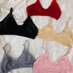 Summer Cotton Soft Net Bra (PACK OF 4)